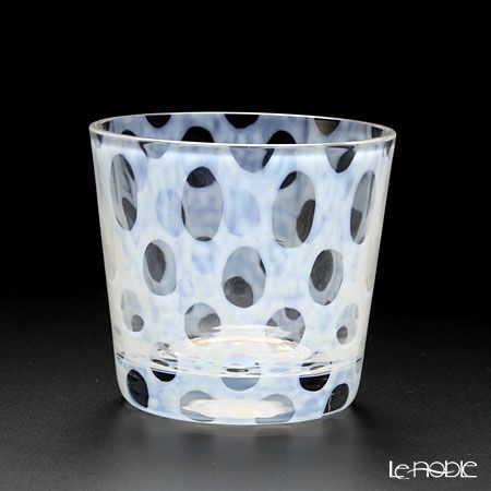 廣田硝子 大正浪漫硝子 TR-33-2 そばちょこ（ロックグラス） 水玉 144ml