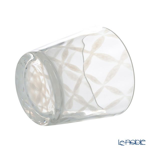 廣田硝子 大正浪漫硝子 TR-33-6 そばちょこ（ロックグラス） つなぎ格子 144ml