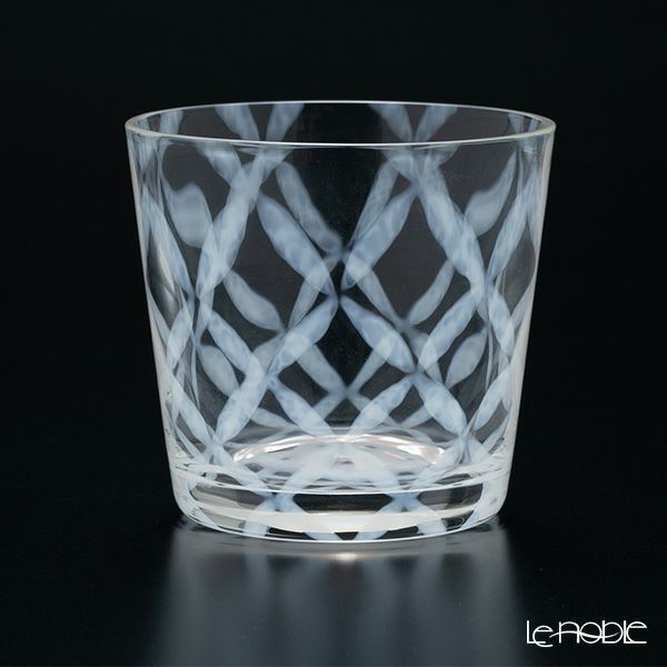 廣田硝子 大正浪漫硝子 TR-33-6 そばちょこ（ロックグラス） つなぎ格子 144ml