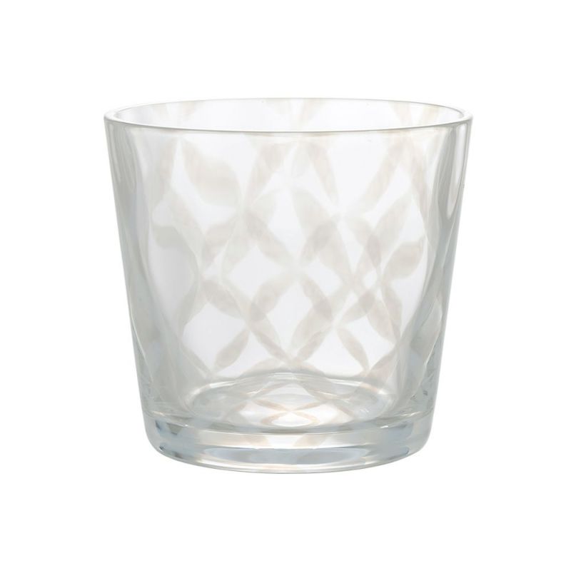 廣田硝子 大正浪漫硝子 TR-33-6 そばちょこ（ロックグラス） つなぎ格子 144ml