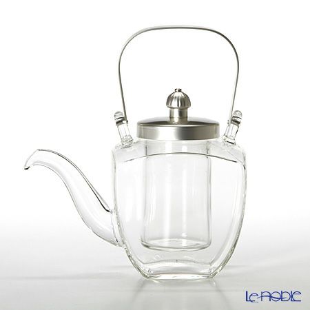 廣田硝子 角ちろり 154-SLF 銀ソフト（中合付） 450ml