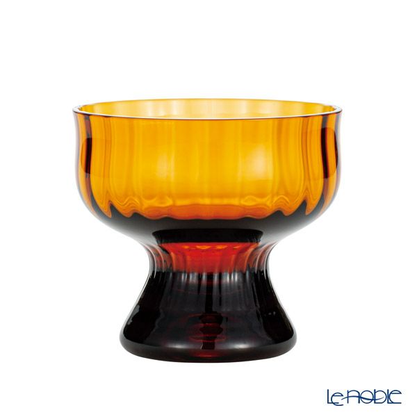 廣田硝子 昭和モダン珈琲 BYRON サンデー アンバー モール 275ml MO-1024AMBM