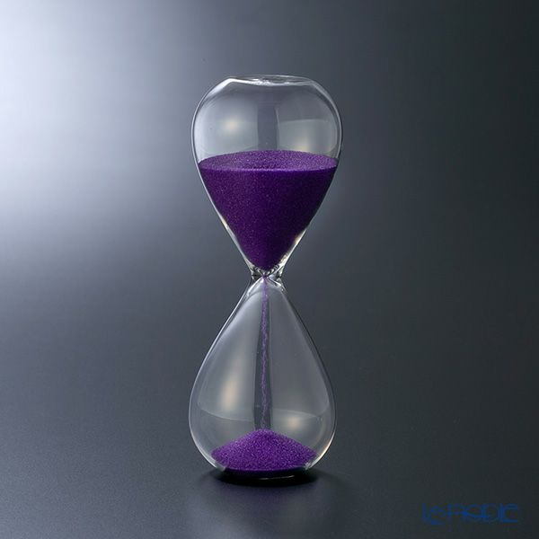 廣田硝子 スナ式トケイ ST-5 砂時計（5分計・紫）