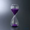 廣田硝子 スナ式トケイ ST-5 砂時計（5分計・紫）