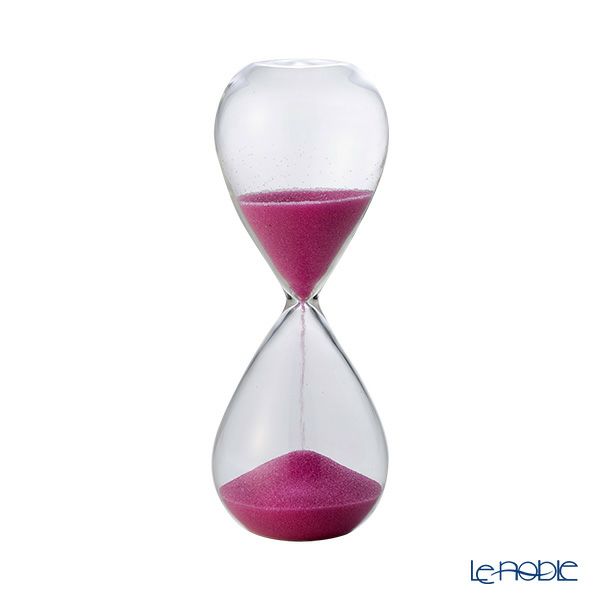 廣田硝子 スナ式トケイ ST-5PK 砂時計（5分計・桃）