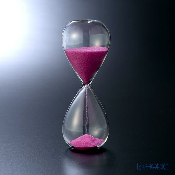 廣田硝子 スナ式トケイ ST-5PK 砂時計（5分計・桃）