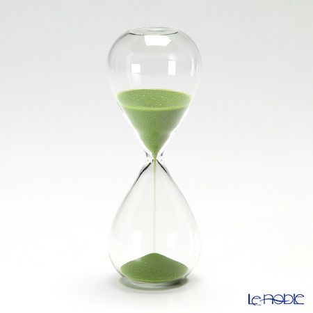 廣田硝子 スナ式トケイ チビ しずく ST-3MC 砂時計（3分計・抹茶）