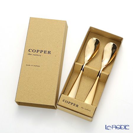 COPPER the cutlery カパーザカトラリー アイスクリームスプーン 2本セット ゴールド ミラー CI-2GDmi