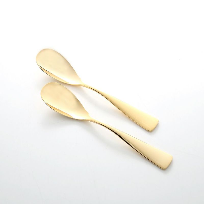 COPPER the cutlery カパーザカトラリー アイスクリームスプーン 2本セット ゴールド ミラー CI-2GDmi