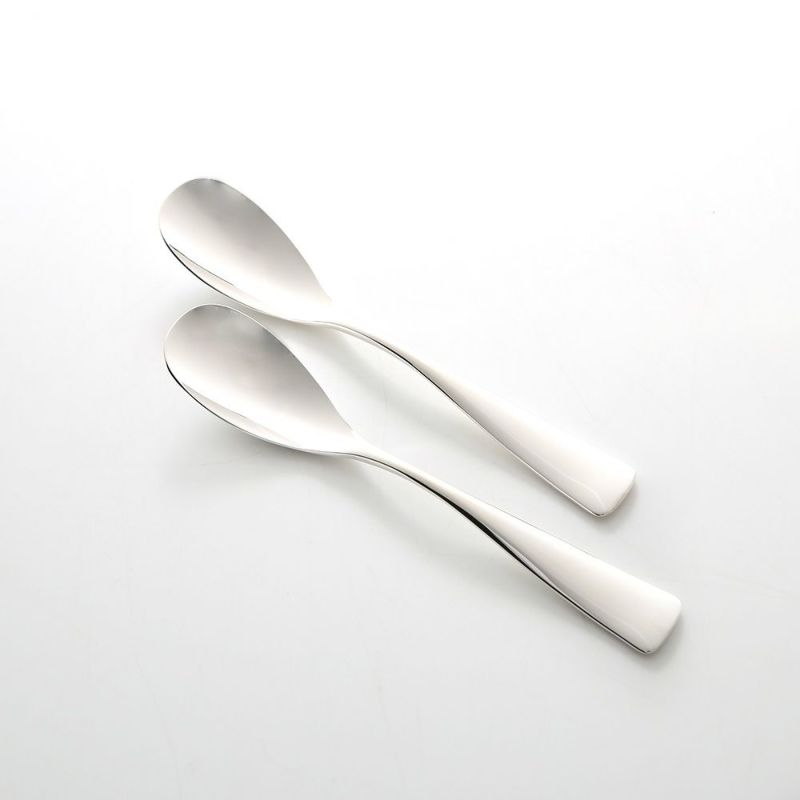 COPPER the cutlery カパーザカトラリー アイスクリームスプーン 2本セット シルバー ミラー CI-2SVmi