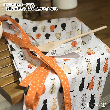 アルスターウィーバーズ キャッツ イン ウェイティング コットン エプロン