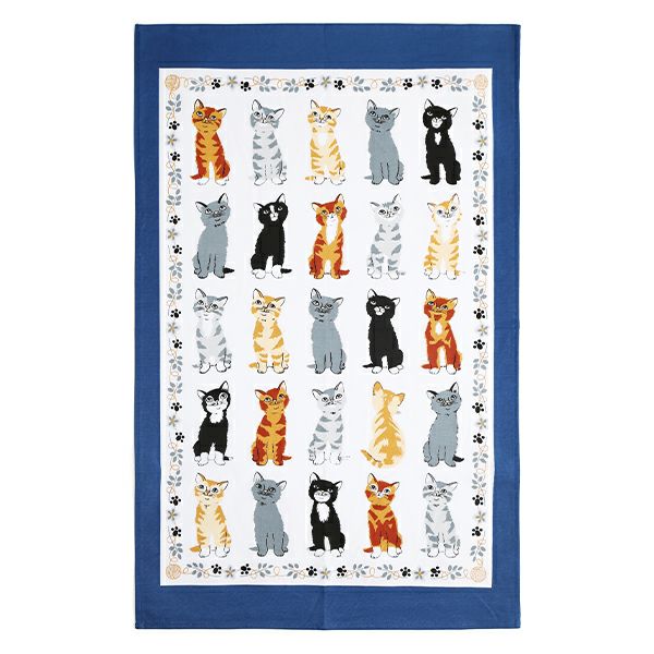 アルスターウィーバーズ キトゥンズ アライブド （キャット） ティータオル コットン