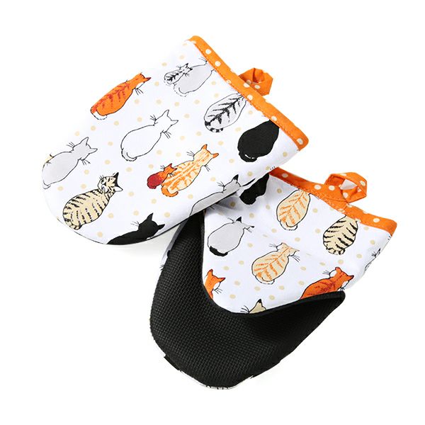 アルスターウィーバーズ キャッツ イン ウェイティング ポット ミット ペア （鍋つかみ） コットン