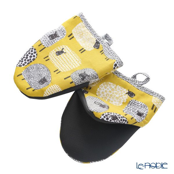 アルスターウィーバーズ ドッティ シープ ポット ミット ペア （鍋つかみ）コットン