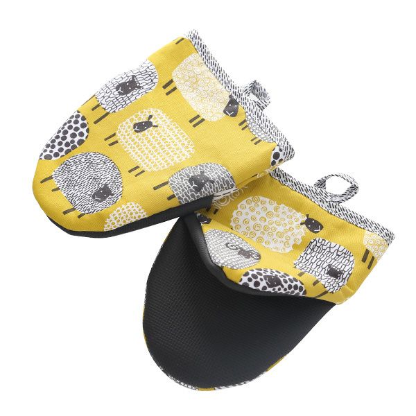 アルスターウィーバーズ ドッティ シープ ポット ミット ペア （鍋つかみ）コットン