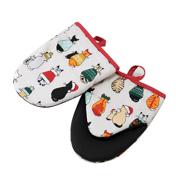 アルスターウィーバーズ クリスマスキャッツ（クリスマス） ポットミット ペア （鍋つかみ）