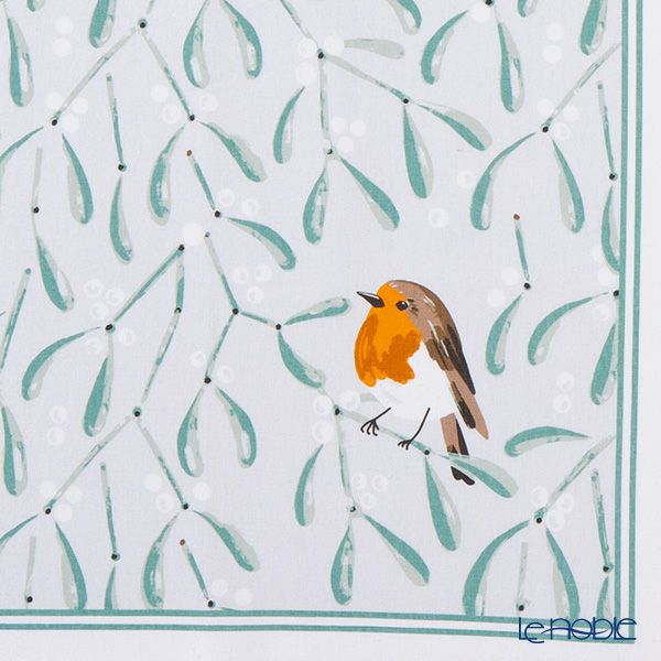 アルスターウィーバーズ ロビンとヤドリギ（クリスマス） ティータオル コットン