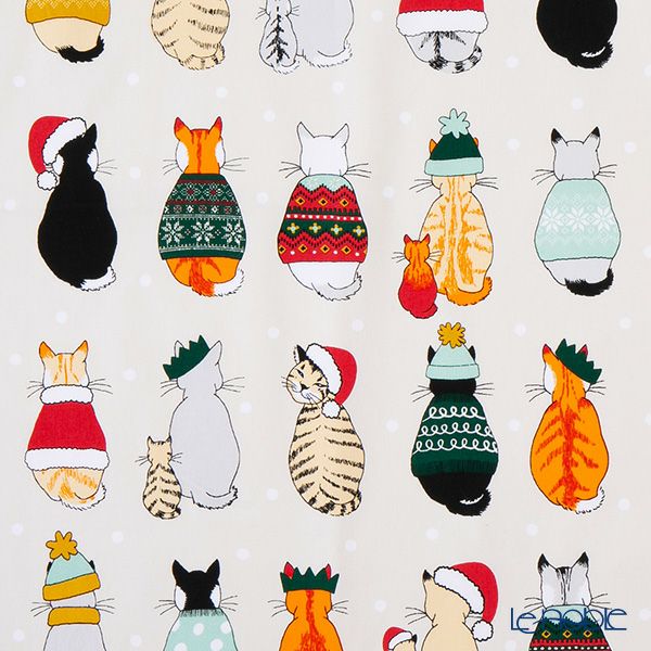 アルスターウィーバーズ クリスマスキャッツ（クリスマス） ティータオル コットン