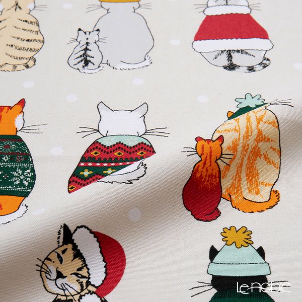 アルスターウィーバーズ クリスマスキャッツ（クリスマス） ティータオル コットン