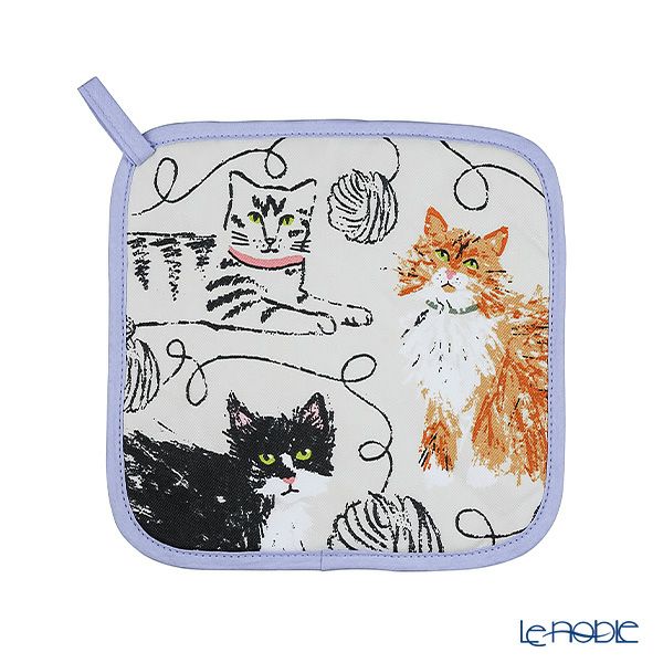 アルスターウィーバーズ Feline Friends／猫の友達 ポット マット （鍋敷き） コットン