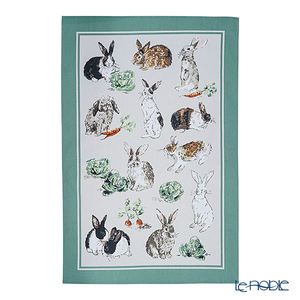 アルスターウィーバーズ ラビット パッチ ティータオル コットン