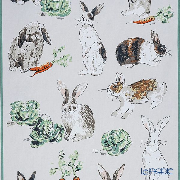 アルスターウィーバーズ ラビット パッチ ティータオル コットン