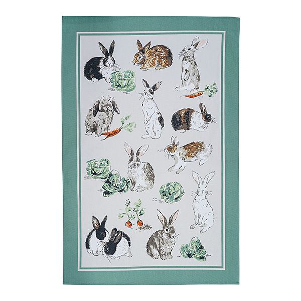 アルスターウィーバーズ ラビット パッチ ティータオル コットン