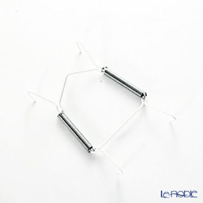 早川シルバー 折りたたみティースタンド デコ 2段 プレート 16cm用 19