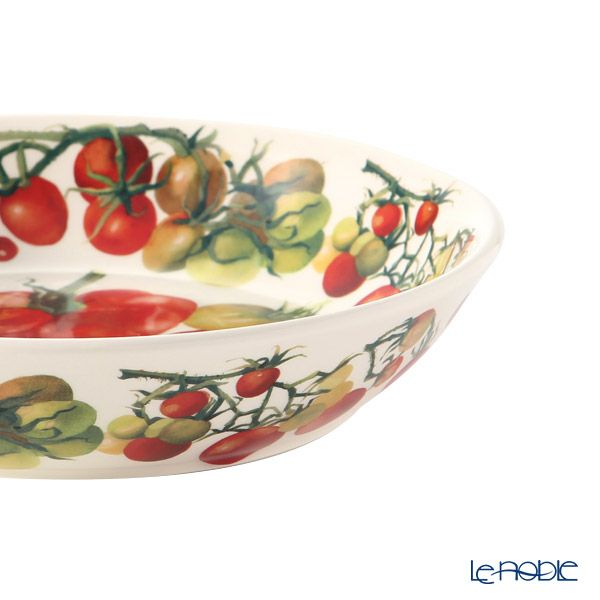 エマ・ブリッジウォーター ベジタブルガーデン トマト ミディアムパスタボウル