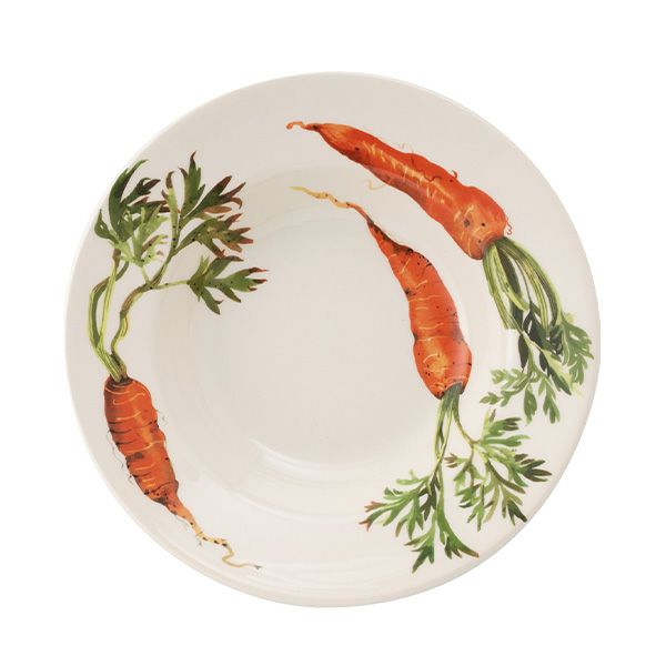 エマ・ブリッジウォーター ベジタブルガーデン キャロット スーププレート 24cm 22AW