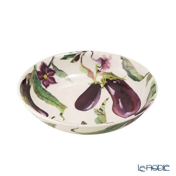 エマ・ブリッジウォーター ベジタブルガーデン ナス パスタボウル（M）23.5cm 22AW