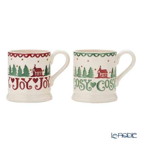 エマ・ブリッジウォーター クリスマスキャビン クリスマス マグカップ 340ml ペア【ギフトボックス付】