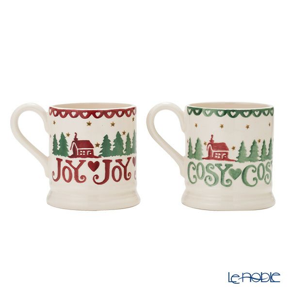 エマ・ブリッジウォーター クリスマスキャビン クリスマス マグカップ 340ml ペア【ギフトボックス付】