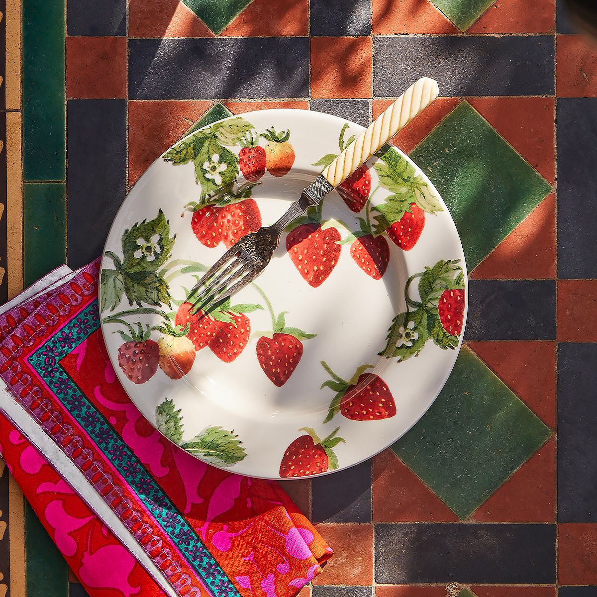 エマ・ブリッジウォーター ベジタブルガーデン ストロベリー プレート 21cm