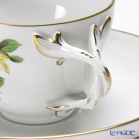 アウガルテン（AUGARTEN） シンプルブーケ（5052A） スイセン モカカップ＆ソーサー ロココ（070）