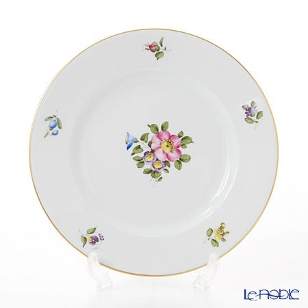 アウガルテン（AUGARTEN） シンプルブーケ（5052B） 野バラ プレート 20cm（001）