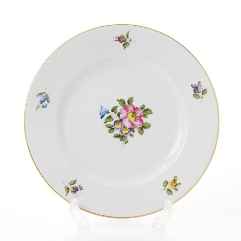 アウガルテン（AUGARTEN） シンプルブーケ（5052B） 野バラ プレート 20cm（001）