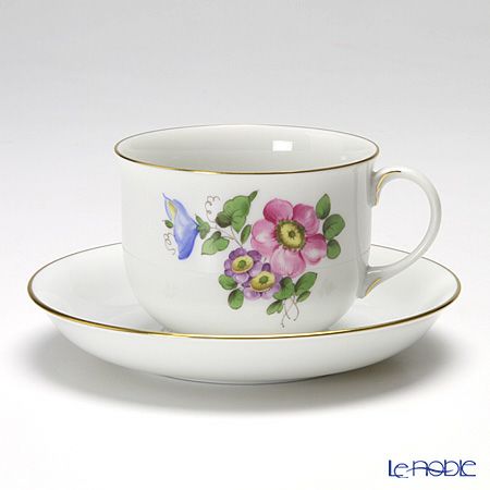 アウガルテン（AUGARTEN） シンプルブーケ（5052B） 野バラ コーヒーカップ＆ソーサー 200ml（001）