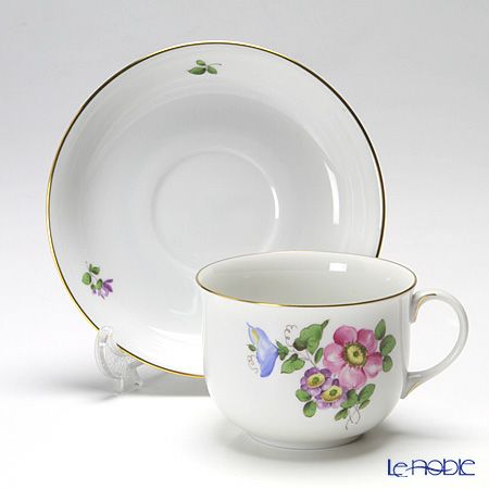 アウガルテン（AUGARTEN） シンプルブーケ（5052B） 野バラ コーヒーカップ＆ソーサー 200ml（001）