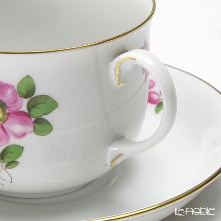 アウガルテン（AUGARTEN） シンプルブーケ（5052B） 野バラ コーヒーカップ＆ソーサー 200ml（001）