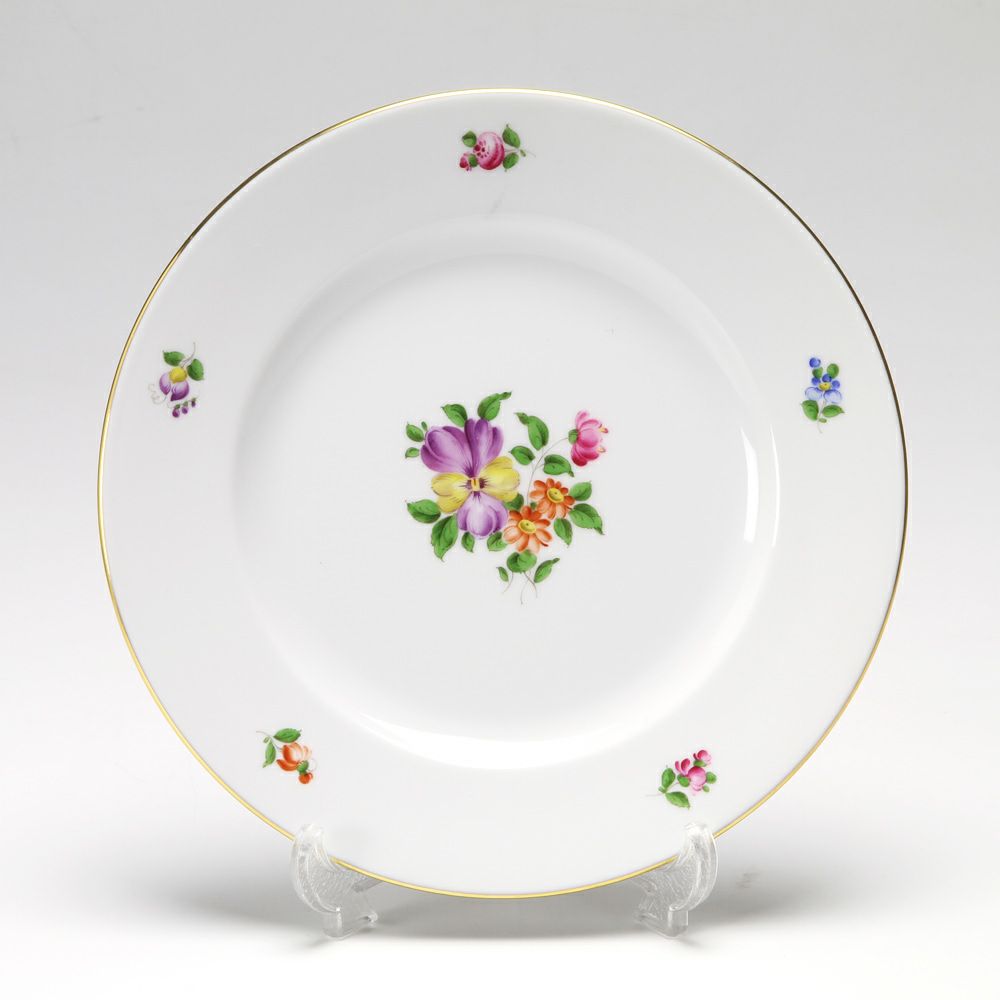 アウガルテン（AUGARTEN） シンプルブーケ（5052D） パンジー プレート 20cm（001）