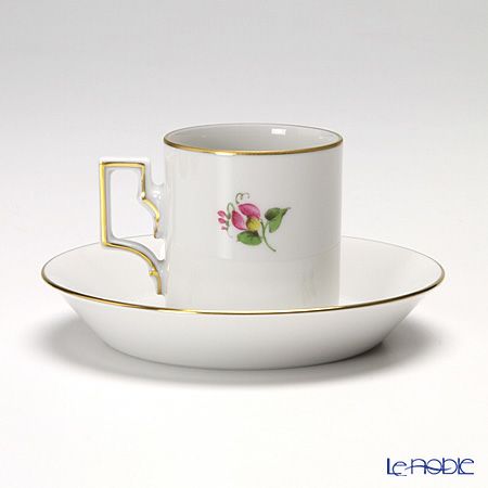 アウガルテン（AUGARTEN） シンプルブーケ（5052D） パンジー モカカップ＆ソーサー ハプスブルク（059）