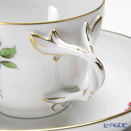 アウガルテン（AUGARTEN） シンプルブーケ（5052D） パンジー モカカップ＆ソーサー ロココ（070）