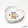アウガルテン（AUGARTEN） シンプルブーケ（5052D） パンジー ハートディッシュ 10cm（862）