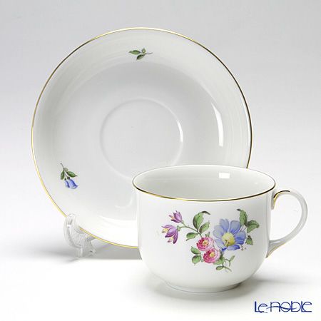 アウガルテン（AUGARTEN） シンプルブーケ（5052E） ヒルガオ コーヒーカップ＆ソーサー 200ml（001）