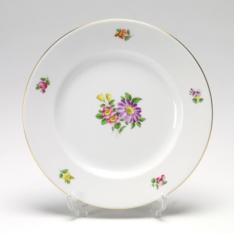 アウガルテン（AUGARTEN） シンプルブーケ（5052F） エゾギク（アスター） プレート 20cm（001）