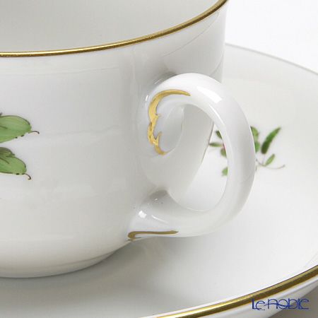 アウガルテン（AUGARTEN） シンプルブーケ（5052F） エゾギク（アスター） モカカップ＆ソーサー 80ml（001）