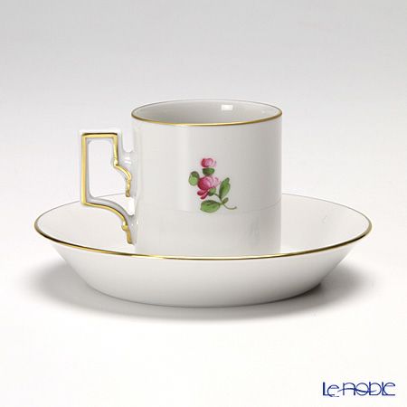 アウガルテン（AUGARTEN） シンプルブーケ（5052F） エゾギク（アスター） モカカップ＆ソーサー ハプスブルク（059）