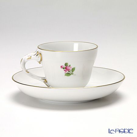 アウガルテン（AUGARTEN） シンプルブーケ（5052F） エゾギク（アスター） モカカップ＆ソーサー ロココ（070）