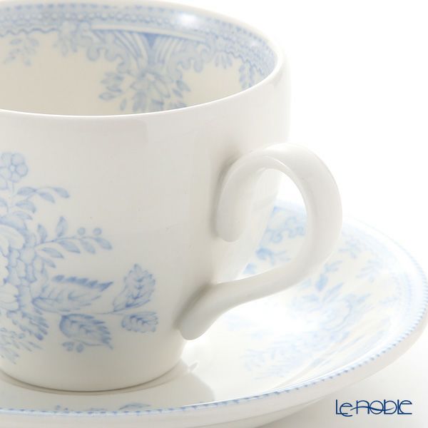 バーレイ ブルーアジアティックフェザンツ ティーカップ＆ソーサー 210ml